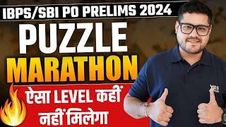 PUZZLE MARATHON CLASS FOR IBPS/SBI PO 2024 | तैयारी से पहले LEVEL देख लो | ANKUSH LAMBA | BRAIN BOX