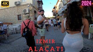 Izmır  Alaçatı Summer 2024 Overviews Walking Tour | 4k UHD 30fps