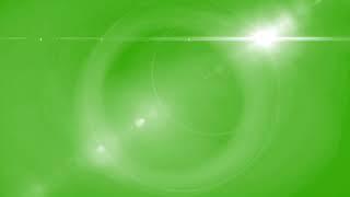 Optical flare GREEN SCREEN, Light flare, glow, shine, FREE effect 4K