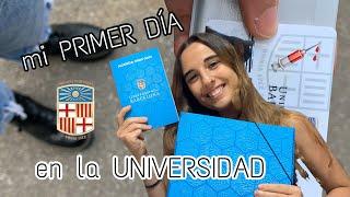 MI PRIMER DÍA EN LA UNIVERSIDAD