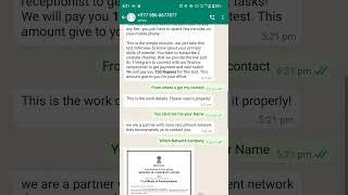 Nepal Scammer ISD +977 - Telegram Prepaid task Scam - YouTube like subscribe, Movie, Hotel Rating