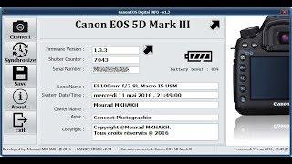 How To Check Canon DSLR Shuter Count CanonEos Digital Info