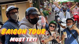 Vietnam Trip 2024 [Ep 1]: Saigon landmarks | City and Food Tour by motorbike in Ho Chi Minh