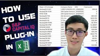 7 Minutes Simple Guide | Download Data Using S&P Capital IQ Plug-in In Excel