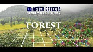 After Effects Camera Tracking Tutotial  |  3D Camera Tracker |  Adobe After effects tutorial