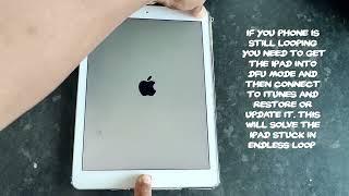 How To Fix iPad STUCK IN BOOT LOOP | Apple Low Battery Reboot Quick Fix