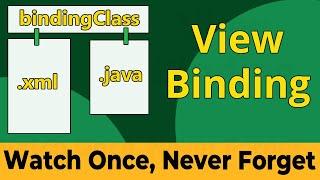 View Binding android | Android tutorial for beginners 2022