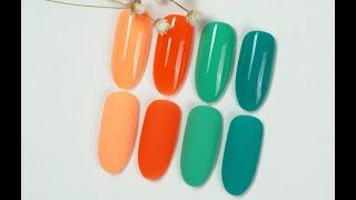 Best Summer Nail Colors Swatch | 2022 Nail Colors | Fashionista Summer Style