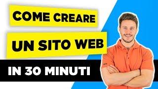 Come creare un Sito Web Professionale in 30 Minuti – Facile e Veloce