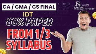  Full QB Video CA Final GST & CUSTOM PART #1  Master Your Exams With CA Raj Kumar Sir