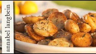 Crispy Garlic and Thyme Potatoes