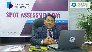 Portsmouth University Requirements | Study in UK without IELTS | Spot Assessment Day | MOI accepted