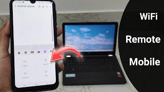 How to Use Mobile as a WiFi Mouse  for Laptop-PC |
