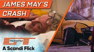 James May Crashes Into A Wall During 70mph Speed Test | The Grand Tour: A Scandi Flick