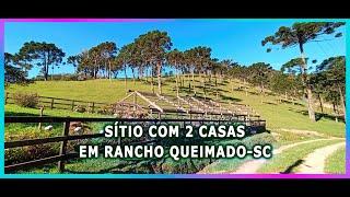 Sítio com 4,5 hectares, 2 Casas de Alvenaria, Próximo ao centro da Cidade - Rancho Queimado R$1.9 mi