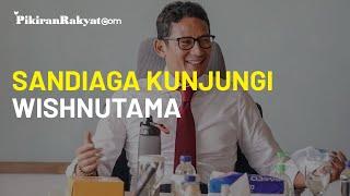 Berkunjung ke Rumah Wishnutama Usai Dilantik, Menparekraf Sandiaga Uno Bicarakan soal Potensi