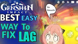 THE BEST SIMPLE WAY TO FIX LAG IN GAME | 2 MINUTES | #fixlag #genshinimpact #gaming