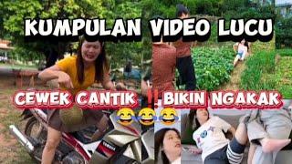 cewek cantik bikin ngakak  || kumpulan video lucu ‼️