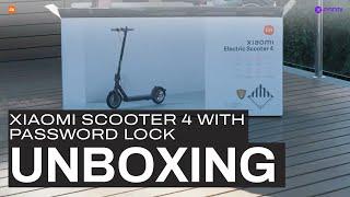 Xiaomi Scooter 4 with Password Lock- Unboxing