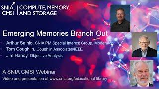 SNIA Webinar: Emerging Memories Branch Out