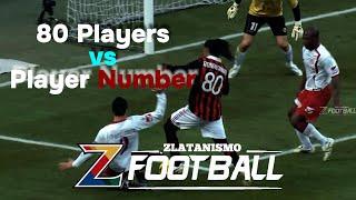 80 Players vs Player Number 80 | Ronaldinho’s Magic at AC Milan