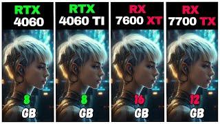 Battle of the Mid-Range: RX 7600 XT vs RTX 4060 vs RX 7700 XT vs RTX 4060 TI