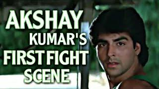 Akshay Kumar's First fight Scene |Saugandh| 1991