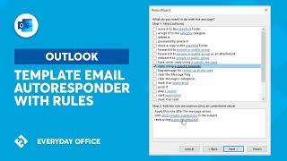 Using Template Emails and Rules for an AutoResponder in Outlook | Everyday Office