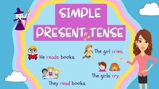 SIMPLE PRESENT TENSE | English with Teacher Joan 