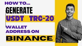 How to generate a USDT TRC-20 address on Binance!