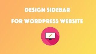 how to design website sidebar in WordPress Using Elementor Pro