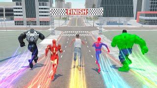 Franklin Become Super Hero - Speed Race in Indian Bikes Driving 3D