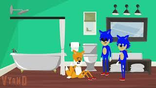 Sonic.exe gives Tails a swirly/grounded