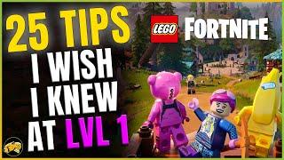 LEGO Fortnite - Survival BEGINNERS Guide - Knotroot, Building, Tools, Village Upgrades, Caves & more