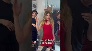 Sinem Kobal’ın ‘Karşılaşmalar’ dizisi setinden kamera arkası paylaşımı