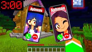 Minecraft PE : APHMAU CALLED ME AGAIN AT 3:00AM??!