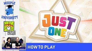 Just One Board Game – How to Play & Setup (Full rules in less than 5 minutes)