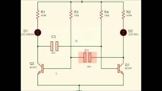 Transistor Astable Multivibrator