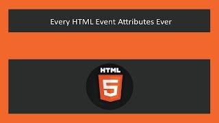 HTML5 event Attributes - onresize Event