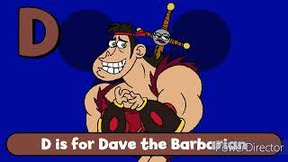 Disney TVA's ABC Month: Day 4 - D is for Dave the Barbarian