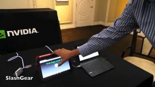 HP Slatebook x2 with Tegra 4 browser test vs Nexus 10