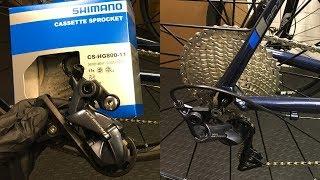 Shimano 11-34 Cassette With A Short Cage Derailleur