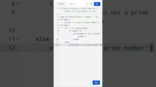 Python Program To Check If A Number is Prime Number Or Not | Python For Beginners | #python