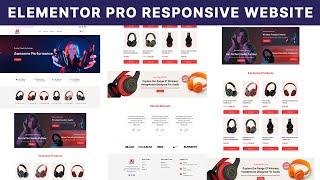 Elementor Pro Masterclass Create a Custom Headphone E Commerce Website 2025