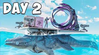 Upgrading My Mosasaurus To Tek SOLO On Day 2