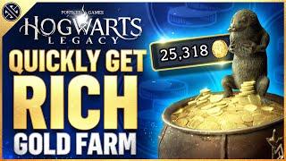 Get Rich Quick In Hogwarts Legacy (12,000+ Gold Per Hour) | Simple Trick!