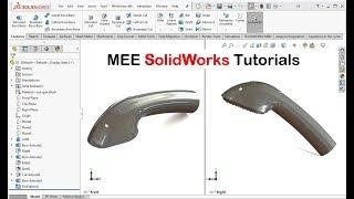 Solidworks Tutorial for Beginners(Loft and Plane and pattern)