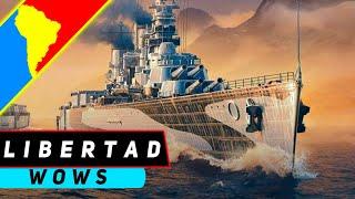 ЛИНКОР LIBERTAD! НОВЫЙ ПМК-МОНСТР ИЗ-ЗА ОКЕАНА! WORLD OF WARSHIPS