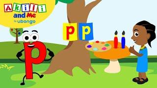 Learn Letter P! | The Alphabet with Akili | Cartoons for Preschoolers