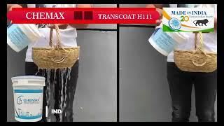 CHEMAX H111 TRANSCOAT  CLEAR WATERPROOFING #construction #waterproofing #bharuch #youtube